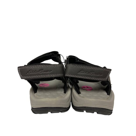 NEW! Eddie Bauer Grafton Hiking Sandal Adjustable Grey Black Men's Size 11 - Picture 5 of 9